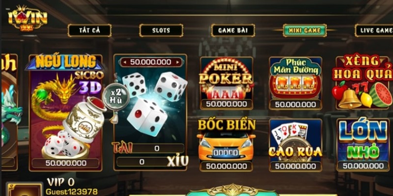 Các tựa game đình đám có mặt tại iWin